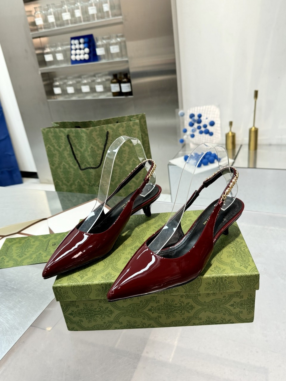 Gvc*1 SIGNORIA SLINGBACK PUMP mid-heel shoes