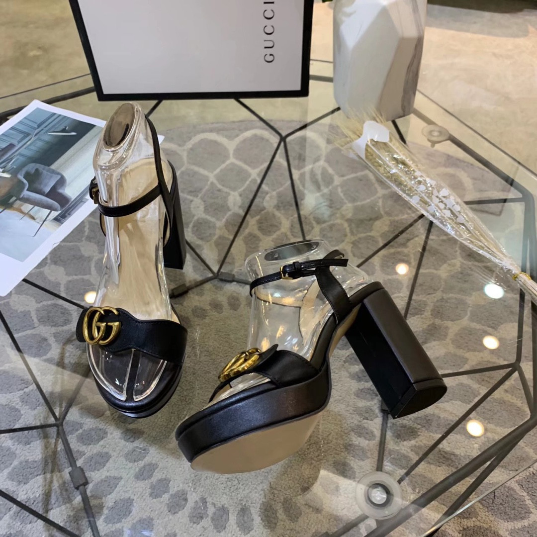 UA Gvc*1 LEATHER HIGH-HEEL SANDAL