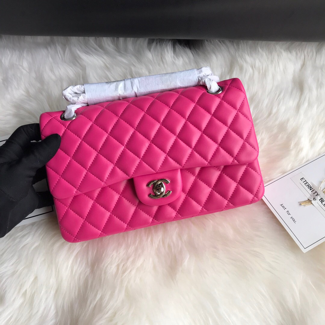 Ch**el CLASSIC HANDBAG 15.5 × 25.5 × 6.5 cm