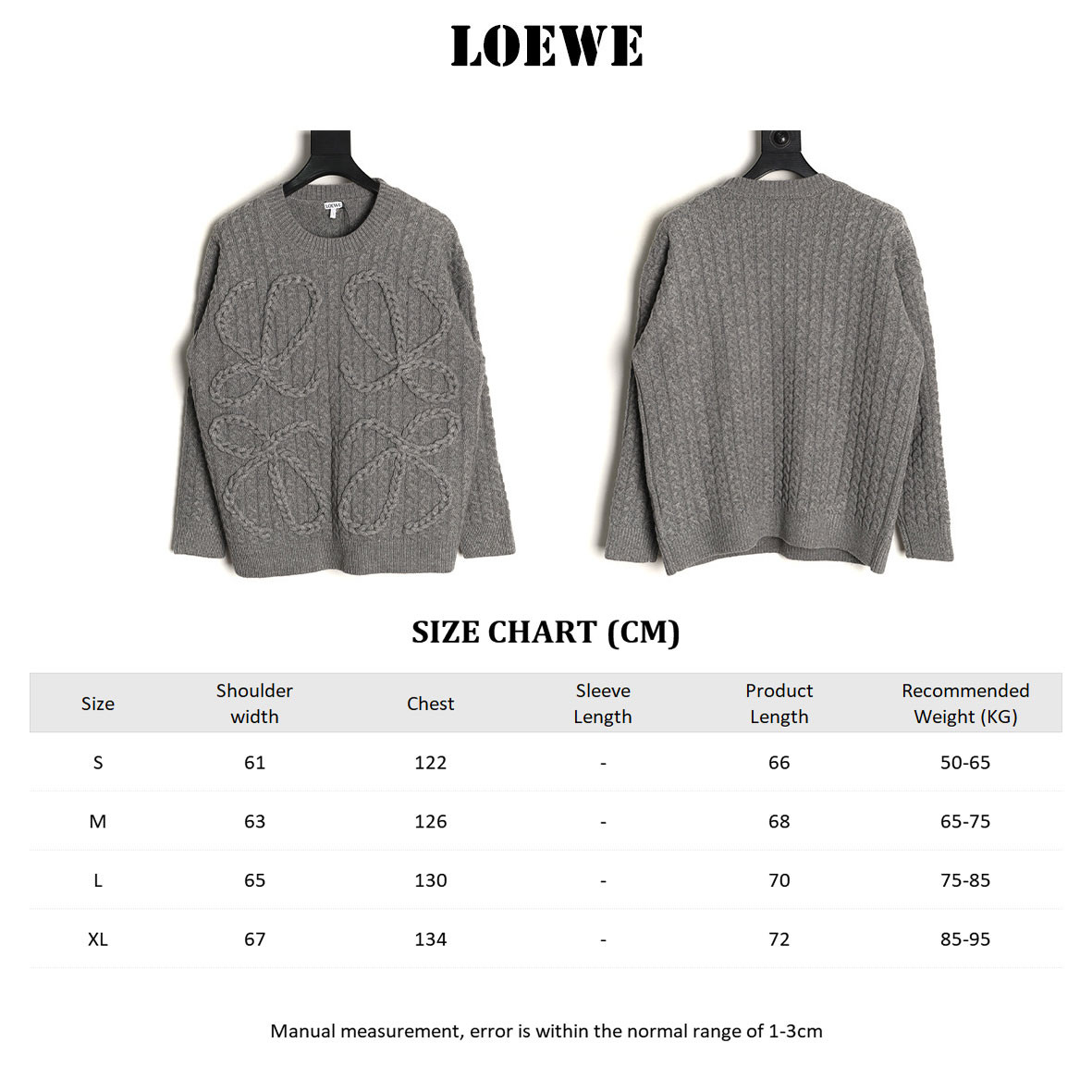 L0ew* Anagram Sweaters