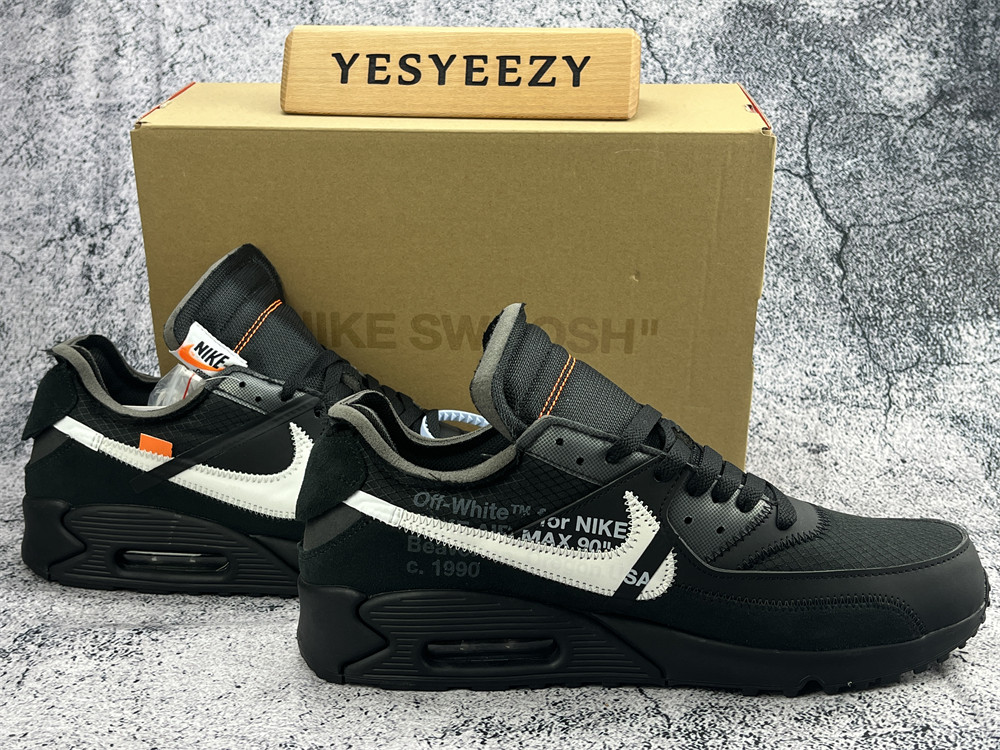 UA THE 10 OFF WHITE NIKE AIR MAX 90 BLACK