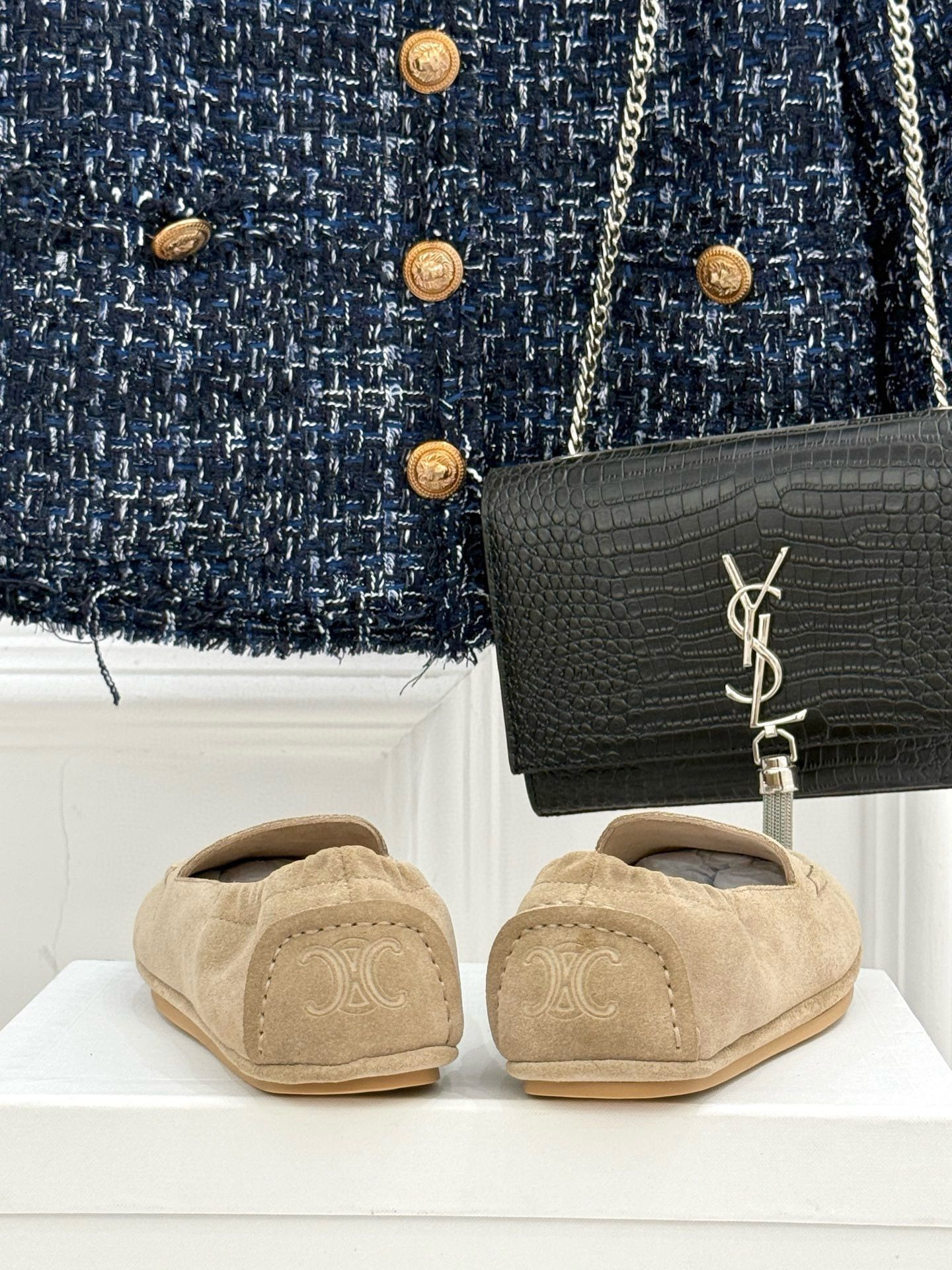 UA Ce1i*e Adam Loafer In Suede Calfskin