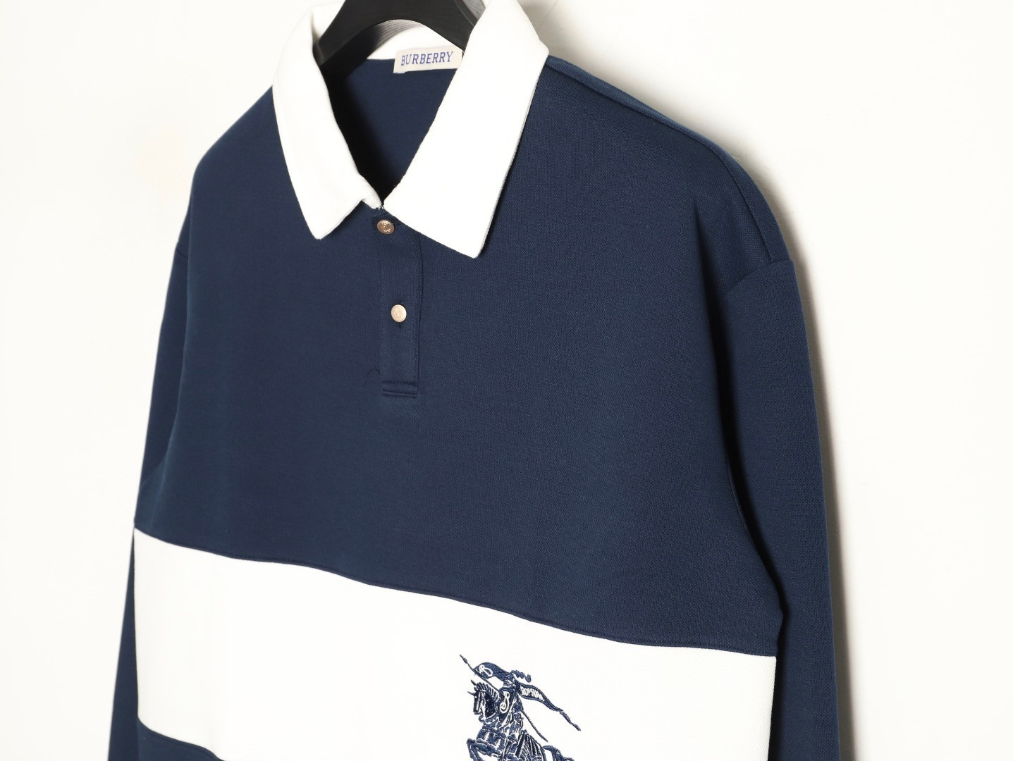 Bv*b*rry Long-sleeved Polo Shirt