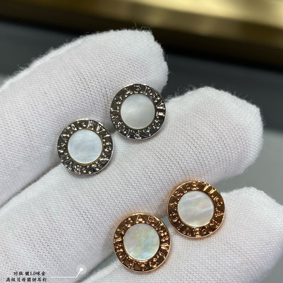 Bv1g*ai Round Cake Earrings