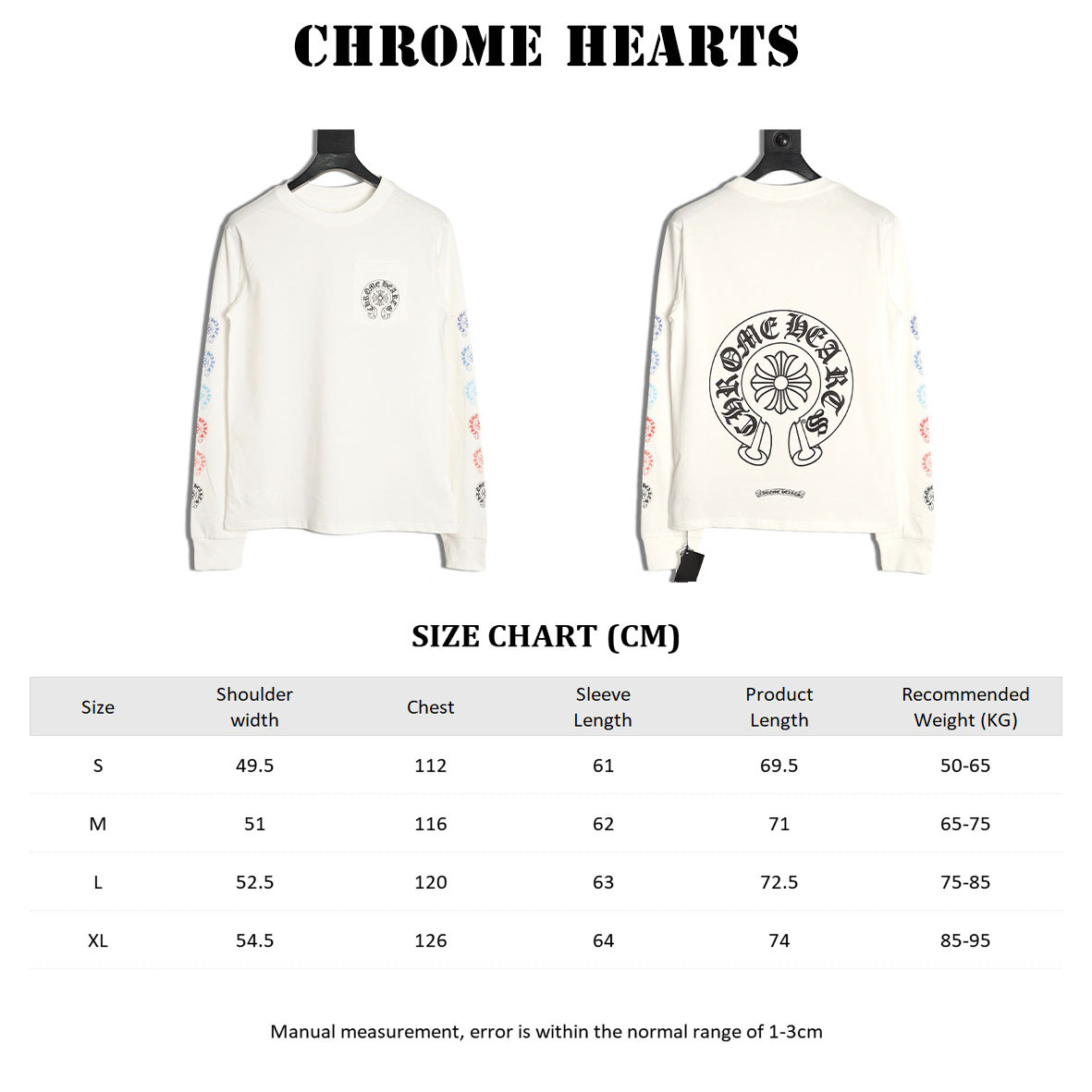 Ch*0me He**ts 25FW Long-sleeved T-shirt
