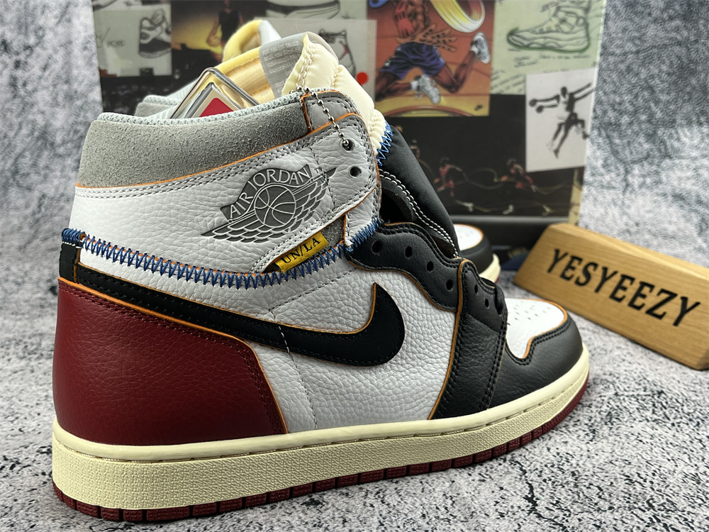 UA UNION x AIR JORDAN 1 RETRO HIGH OG NRG BLACK TOE
