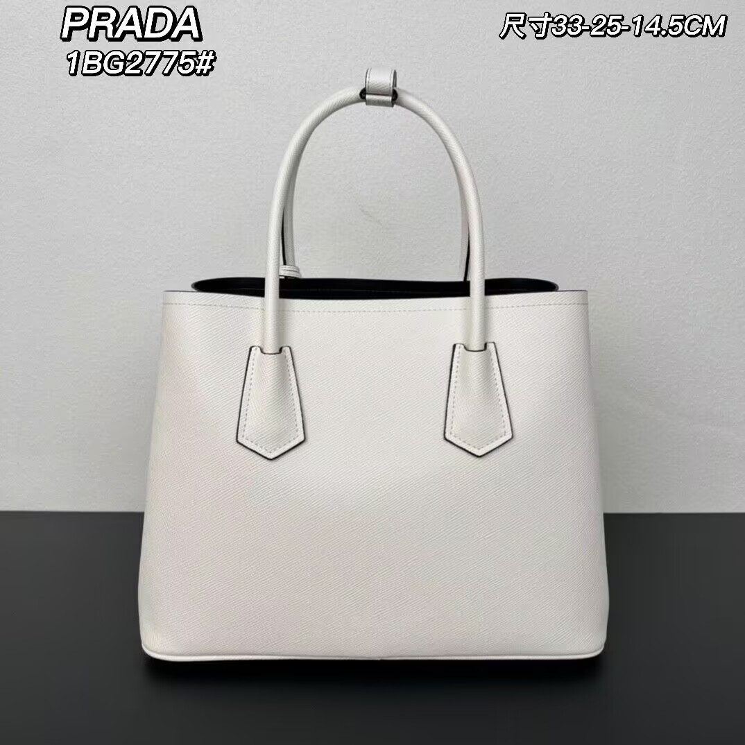 Pra*a double tote small size 33-25-14.5CM