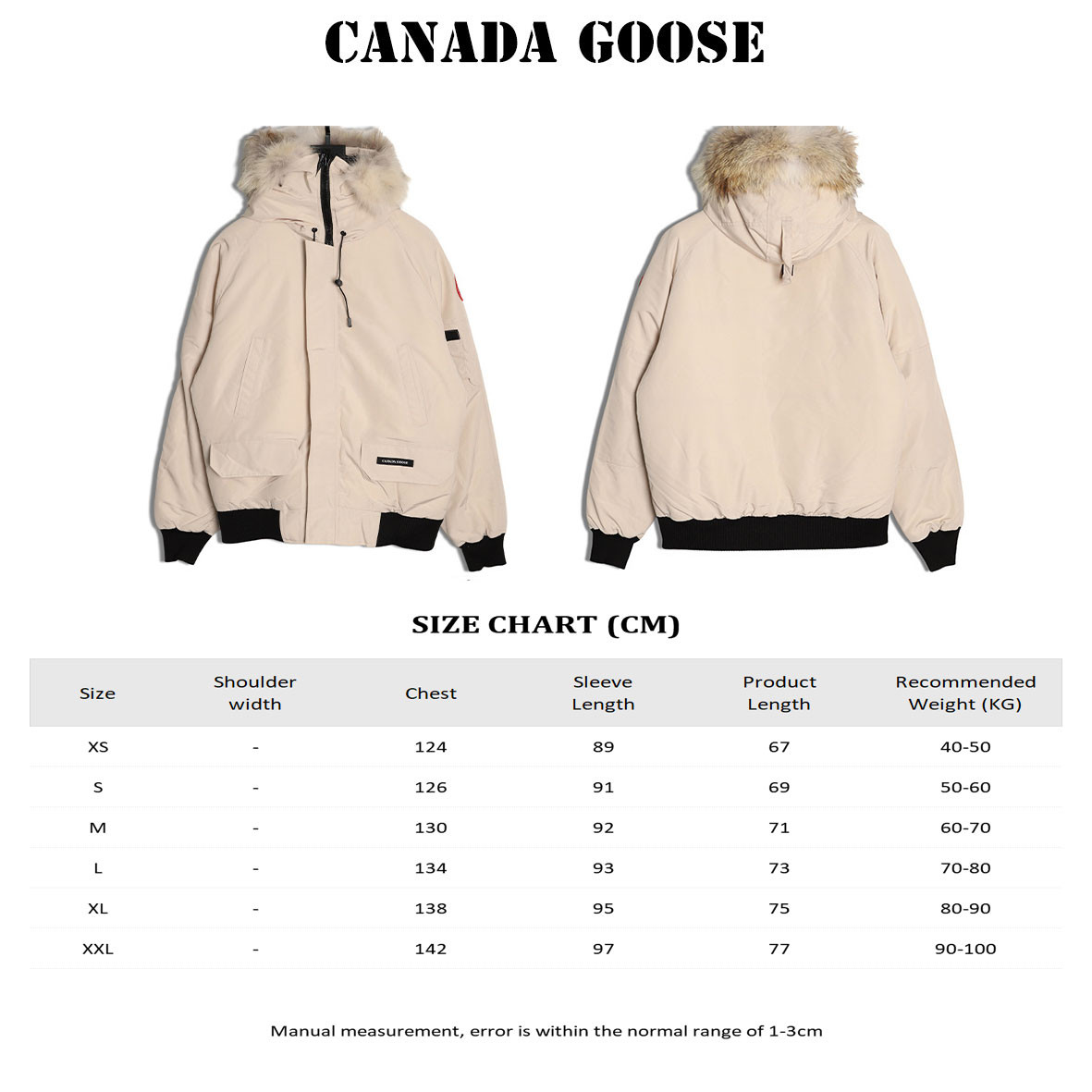 Can*a G00se Short Puffer jacket
