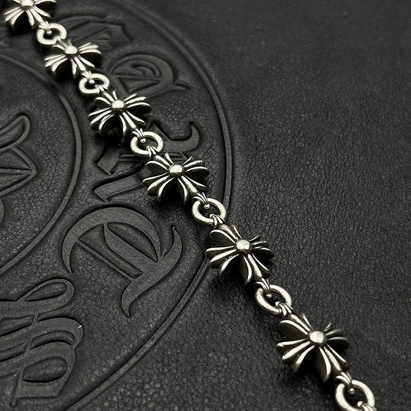 Ch*0me He**ts Cross Bracelet