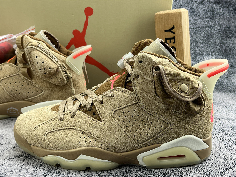 UA AIR TRAVIS SCOTT X AIR JORDAN 6 RETRO 