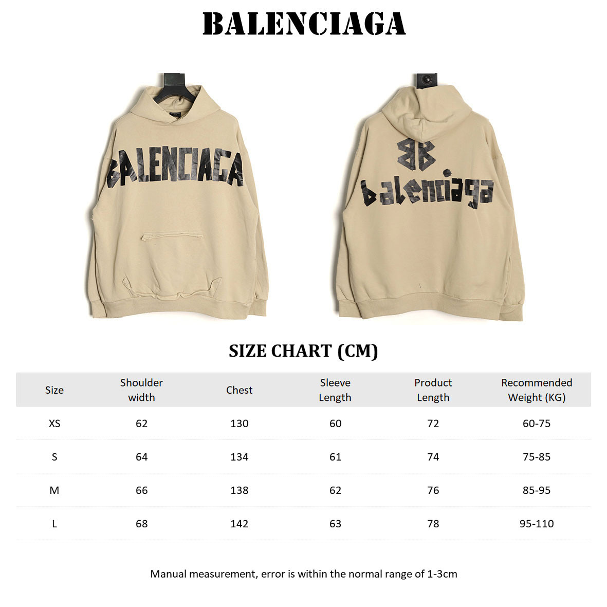 Ba1en*iaga 25FW Plush Hoodies