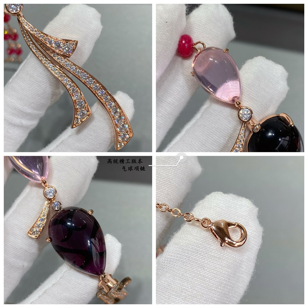Bv1g*ai balloon Necklace(No refund or exchange)