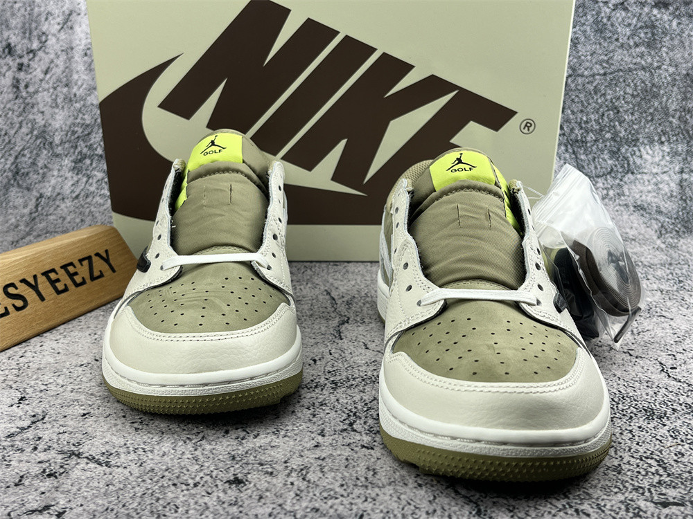 UA TRAVIS SCOTT X AIR JORDAN 1 LOW GOLF 