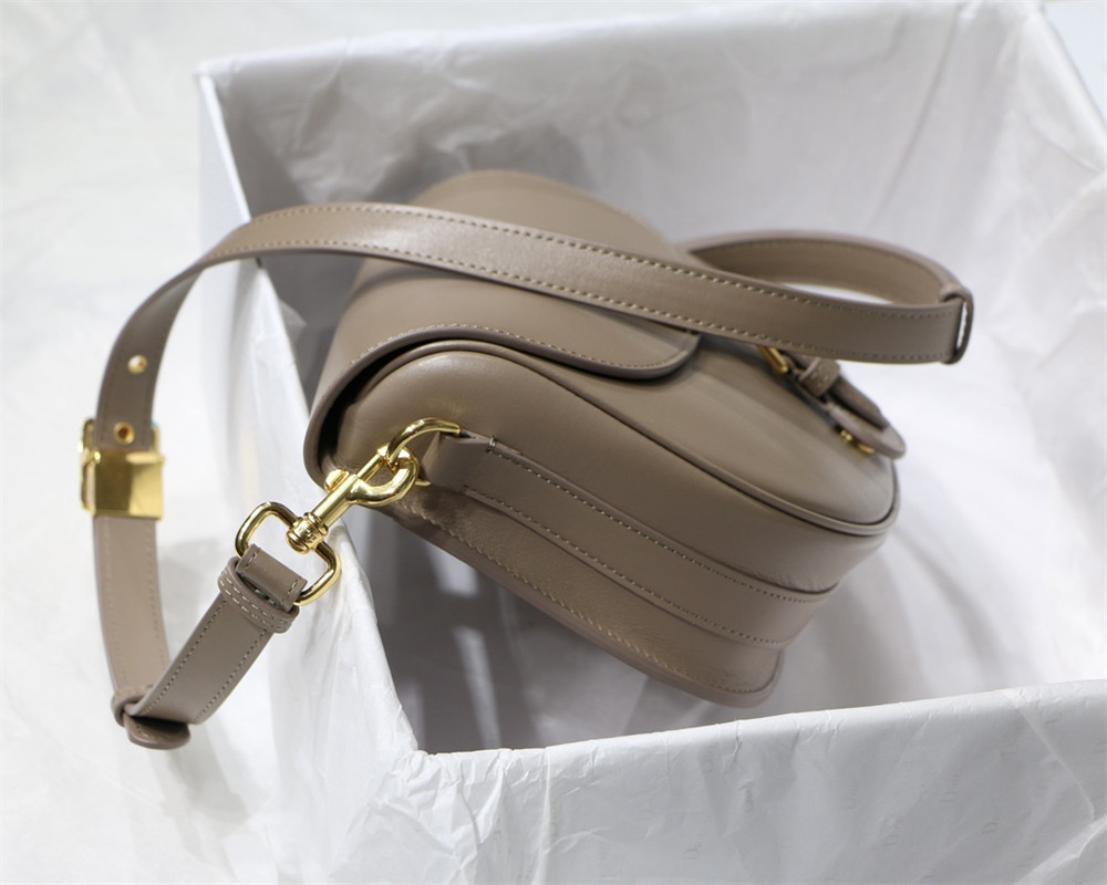 MEDIUM D10r BOBBY BAG brown Box Calfskin