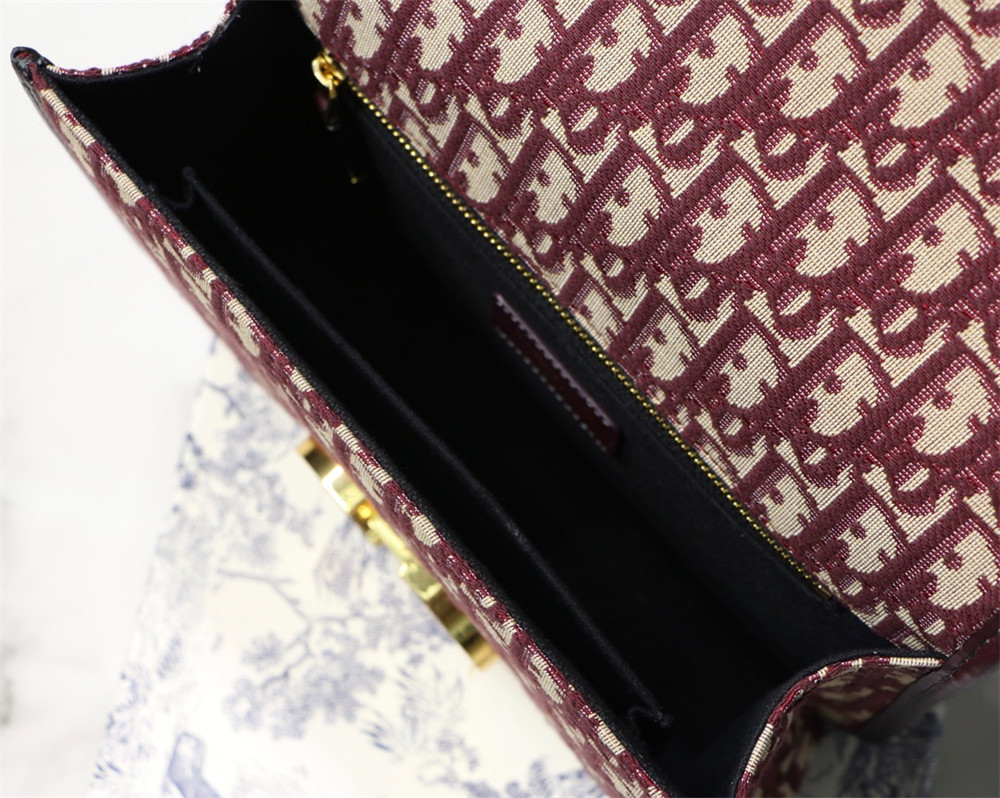 D10r 30 MONTAIGNE CHAIN BAG ROSERED 24x18x8 cm