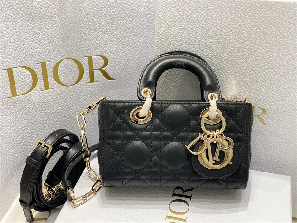D10r MINI LADY D-JOY BAG Black 16 x 9 x 5 CM