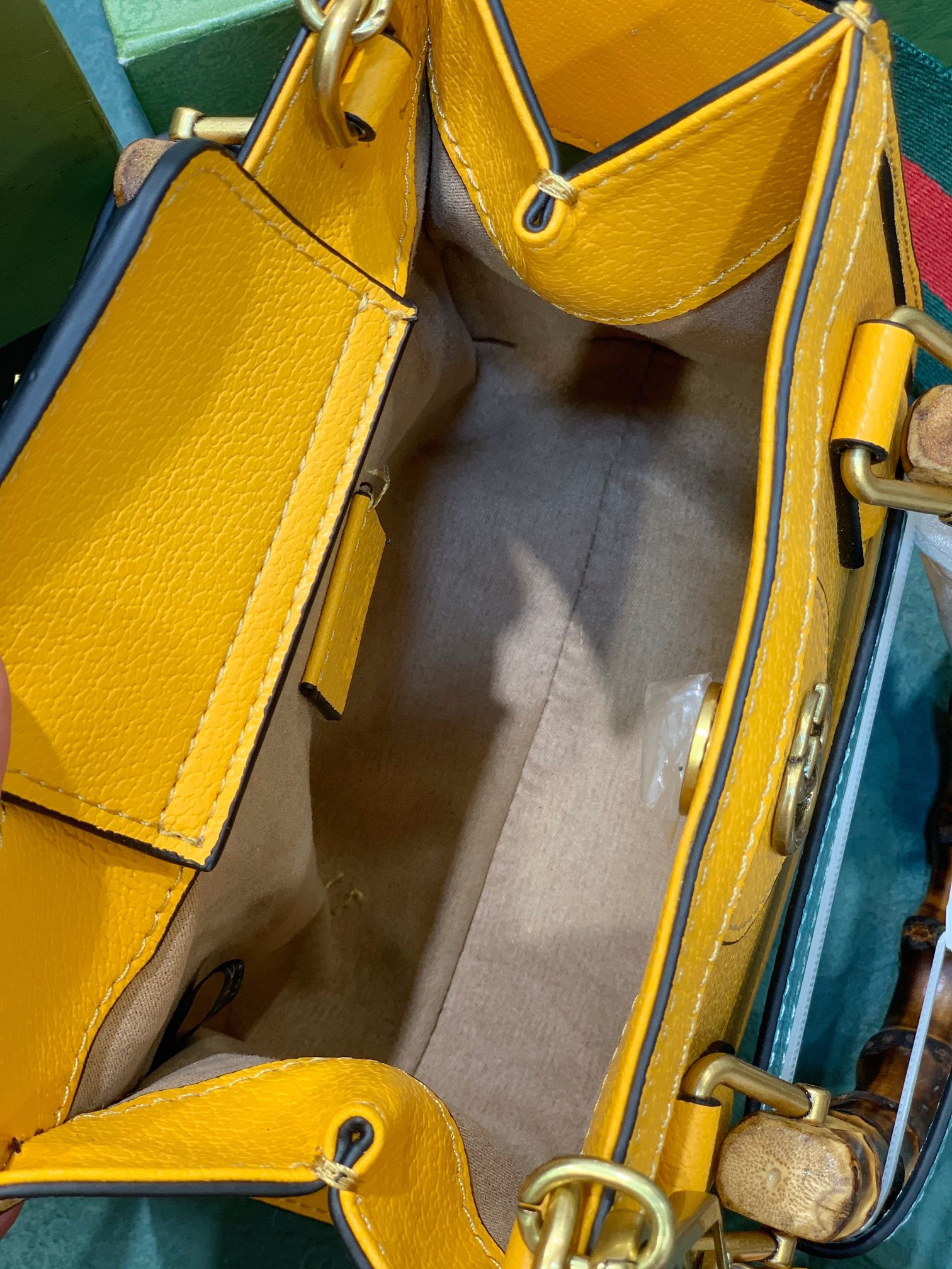 Gvc*1 DIANA MINI TOTE BAG Orange 20W x 16H x 10D CM