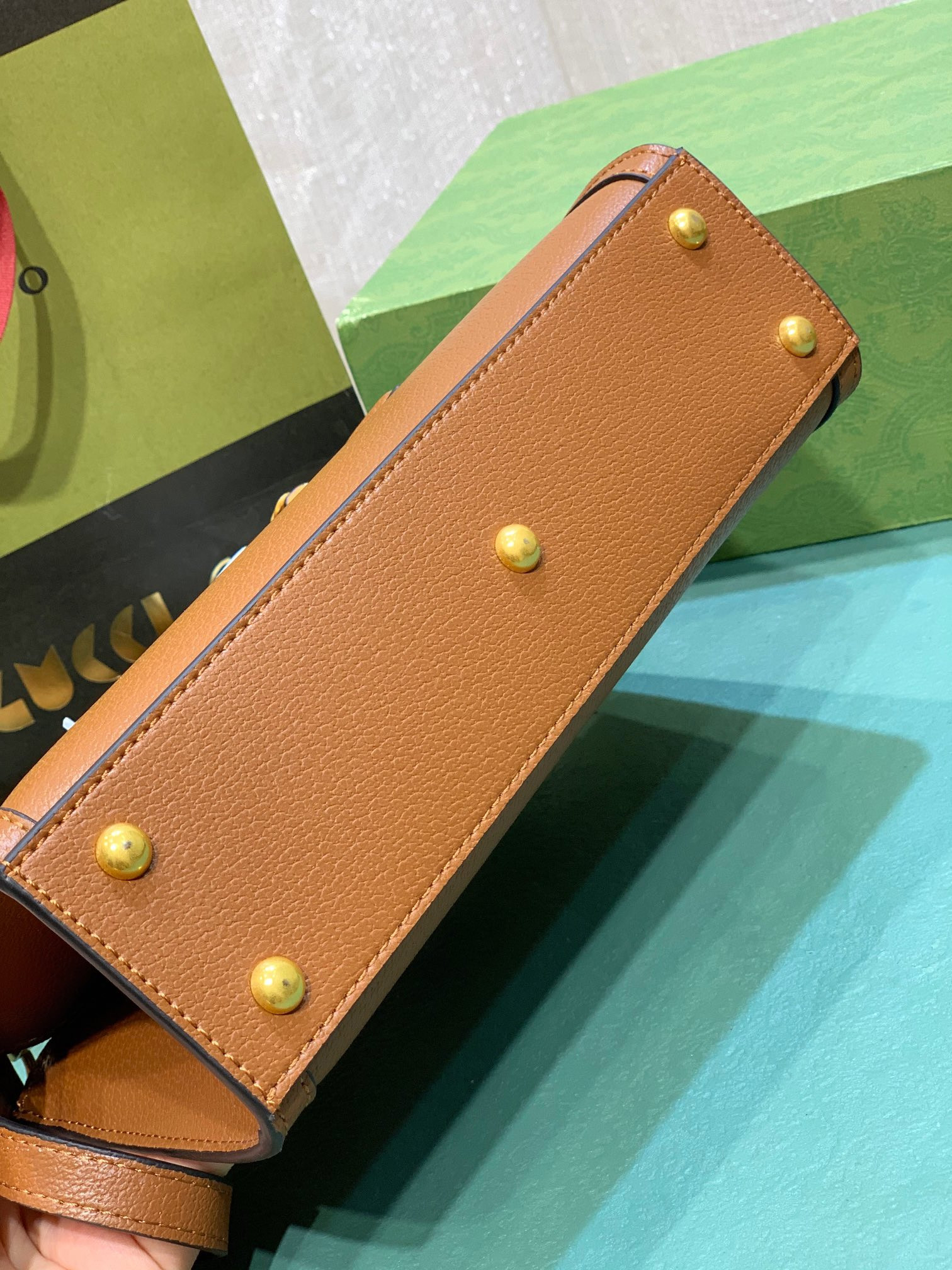 Gvc*1 DIANA SMALL SHOULDER BAG Brown 25W x 16H x 9D CM
