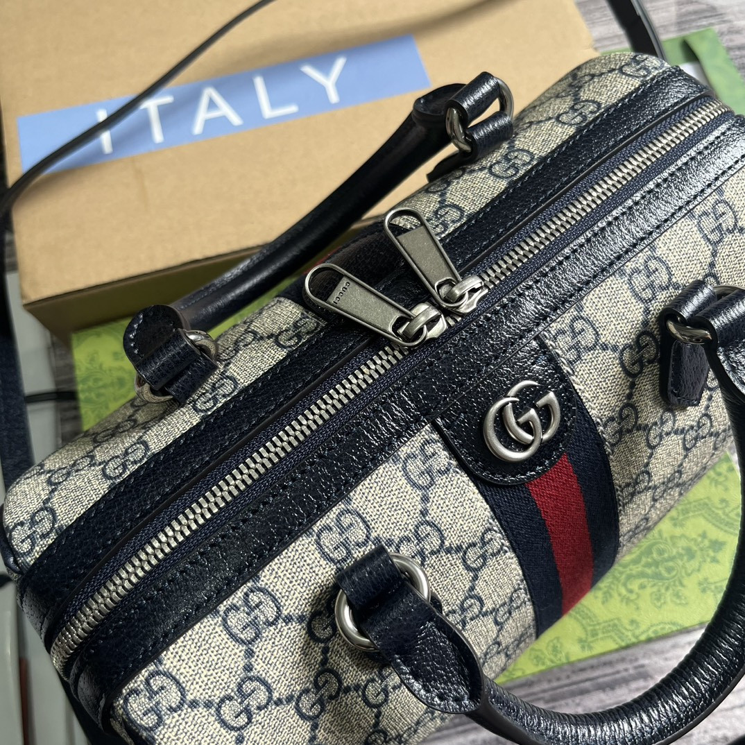 Gvc*1 OPHIDIA GG MINI TOP HANDLE BAG 8.4"W x 5.5"H x 4.5"D