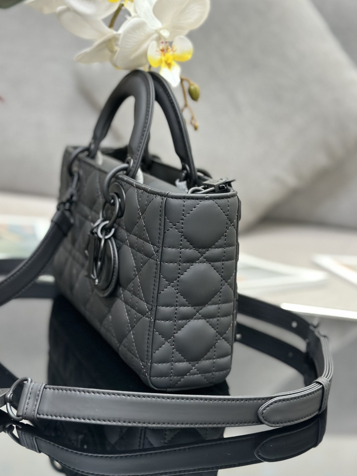 D10r Lady D-Joy bag medium Gray 26 x 13.5 x 5 cm