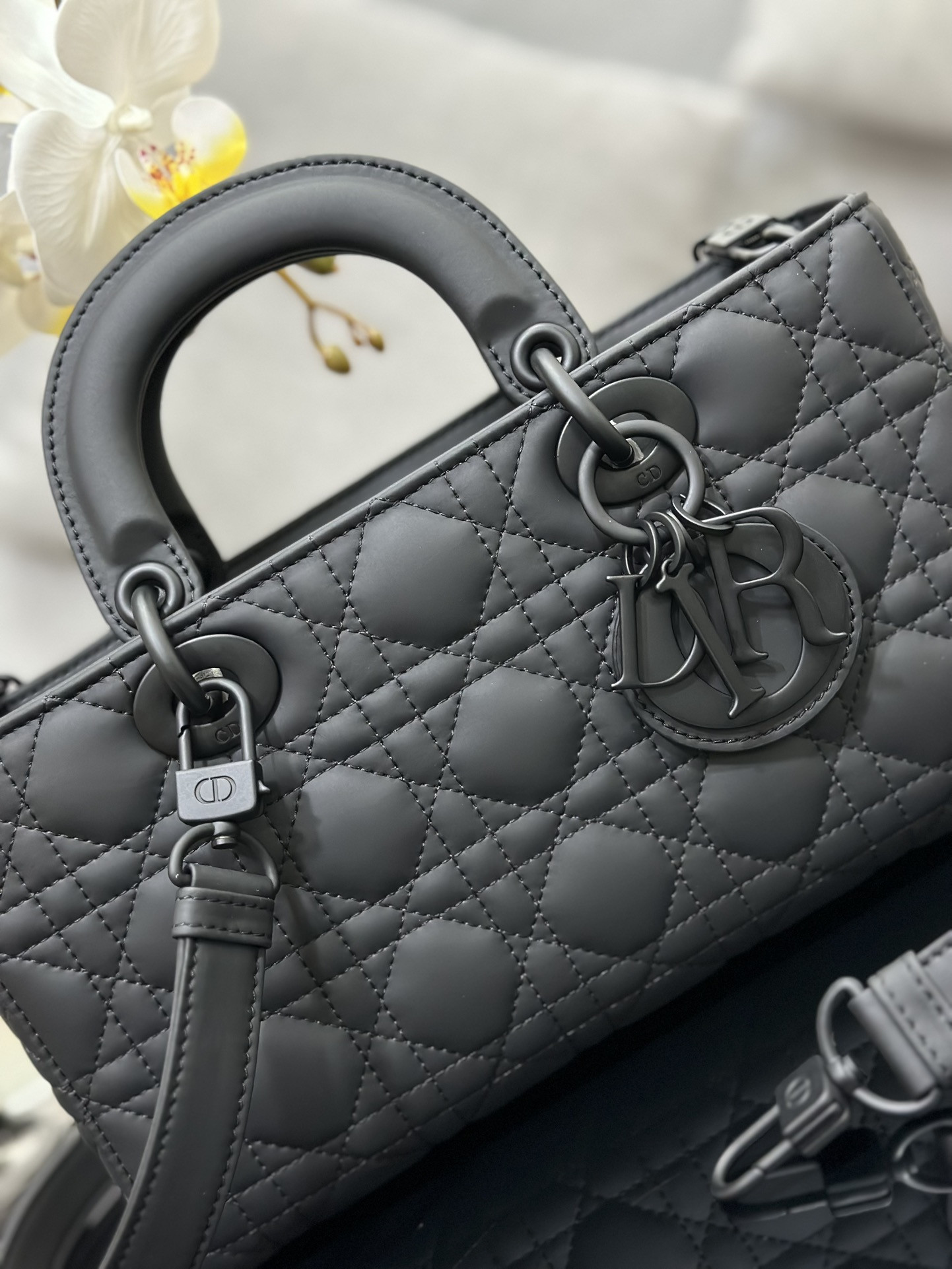 D10r Lady D-Joy bag medium Gray 26 x 13.5 x 5 cm