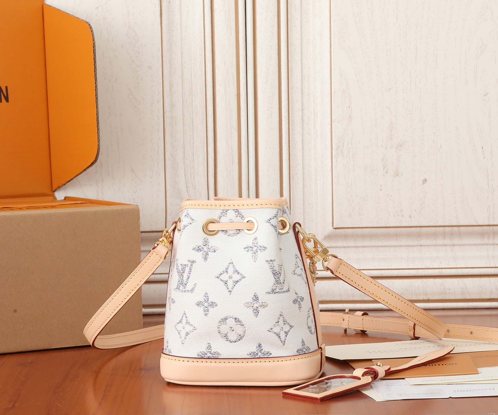 LV Nano Noé  M83453 5.1 x 6.3 x 3.9 inches