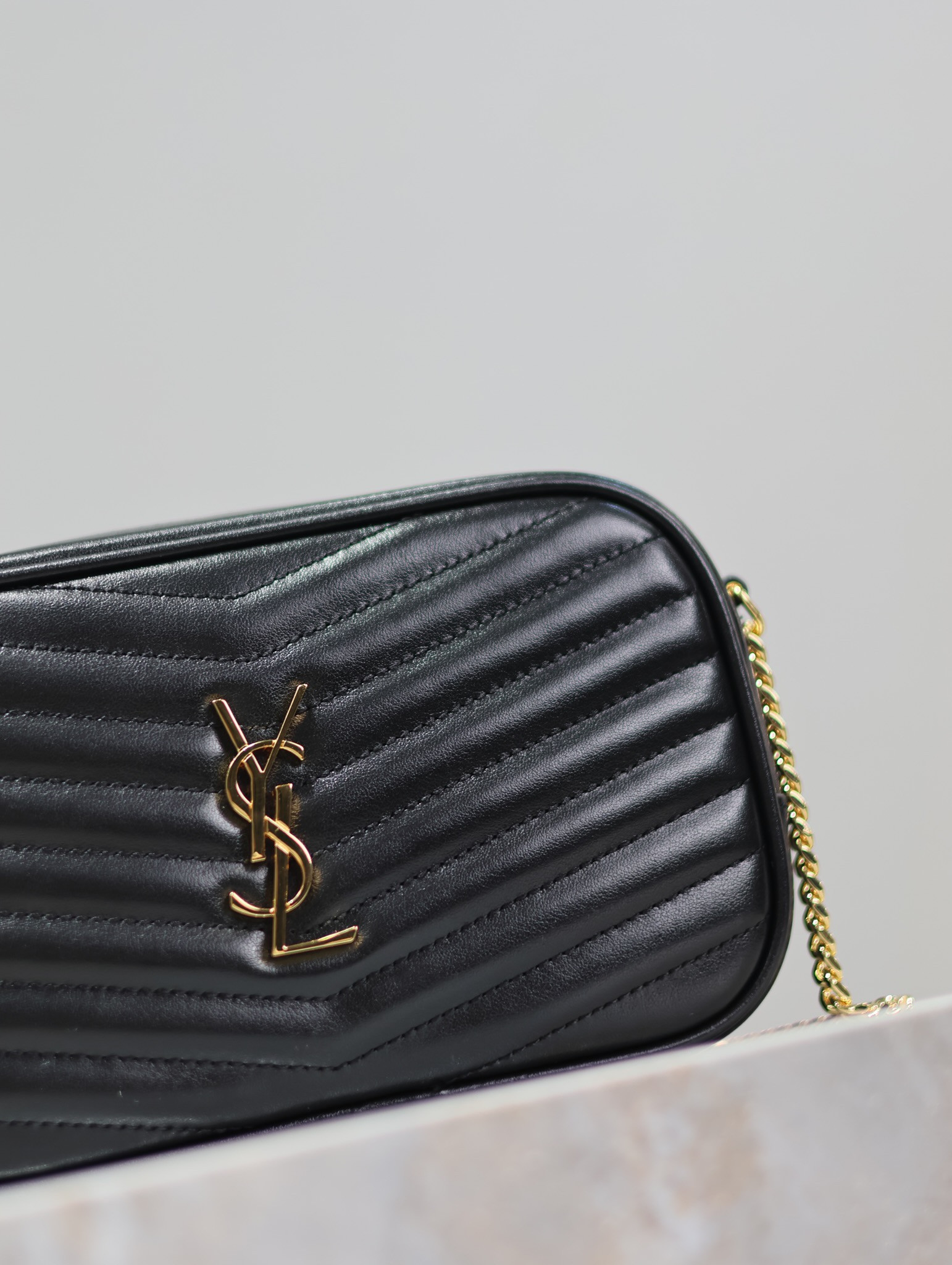 Y51 MINI LOU IN QUILTED LEATHER 7.5 X 4.1 X 2 INCHES