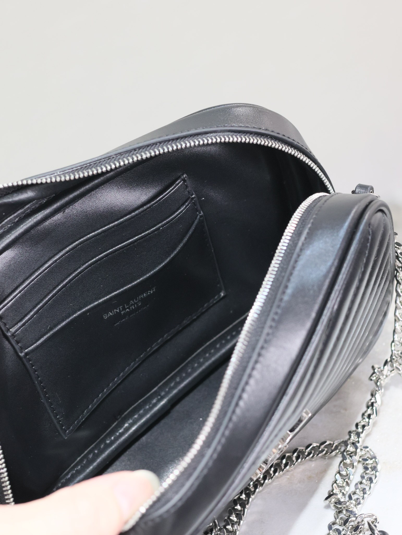 Y51 MINI LOU IN QUILTED LEATHER 7.5 X 4.1 X 2 INCHES