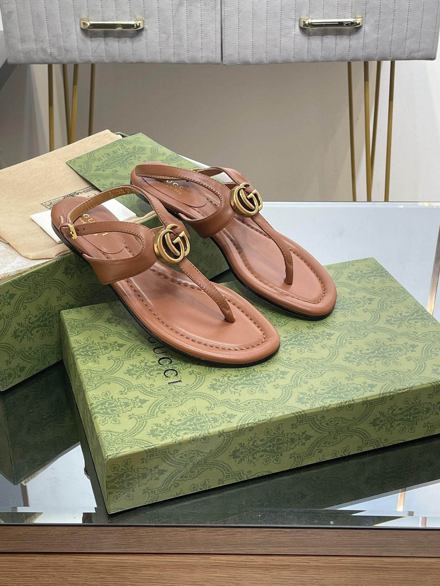 UA Gvc*1 WOMEN'S DOUBLE G THONG SANDAL