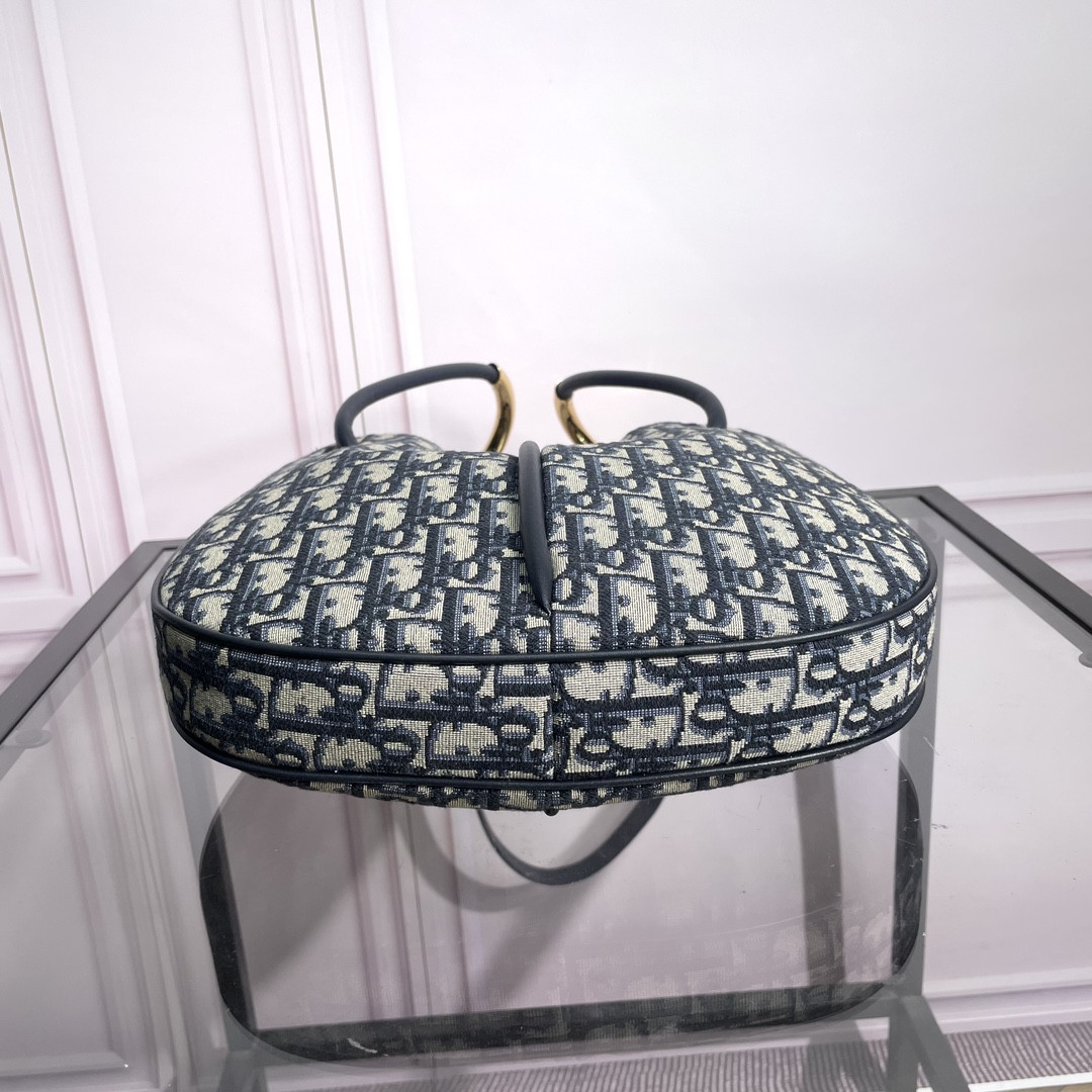 Medium D10r Nolita Bag Blue D10r Oblique Jacquard 10.5 x 10 x 2 inches