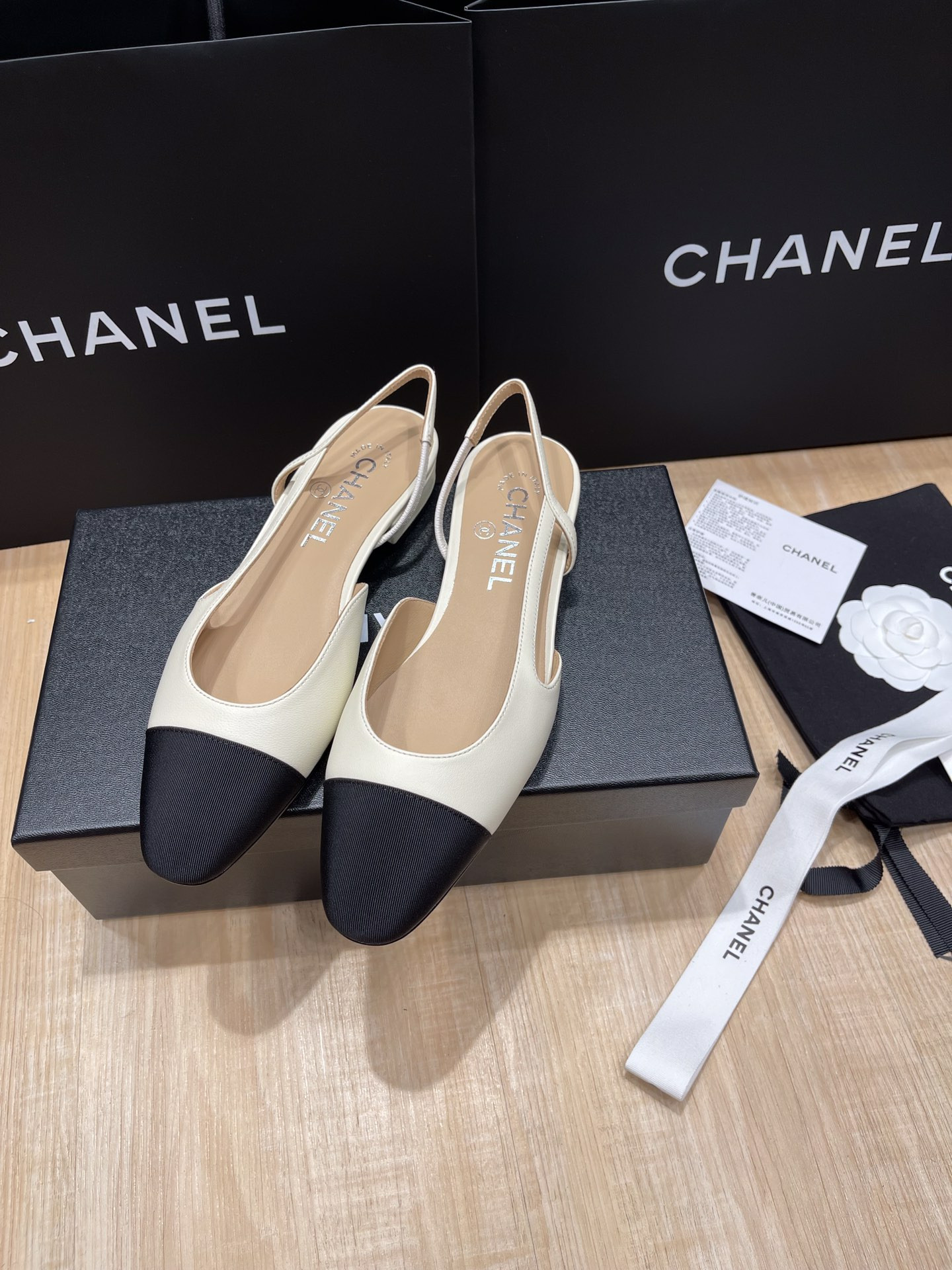 UA Ch**el SLINGBACKS FLAT