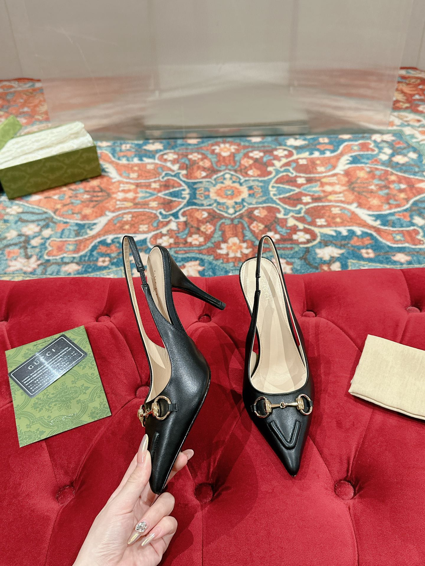 UA Gvc*1 HORSEBIT SLINGBACK PUMP HIGH HEEL