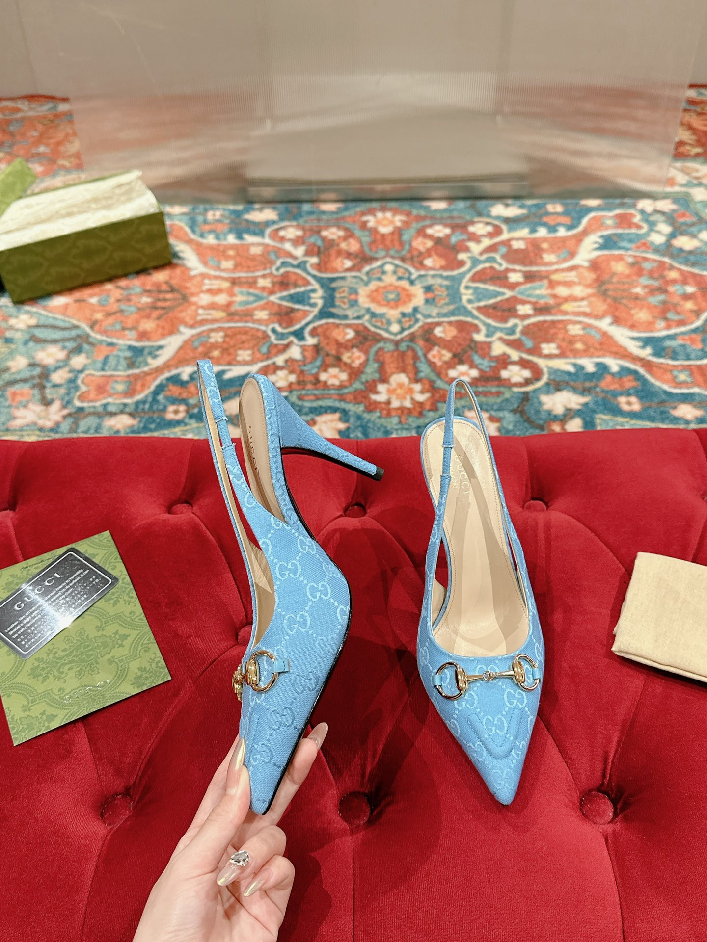 UA Gvc*1 HORSEBIT SLINGBACK PUMP HIGH HEEL