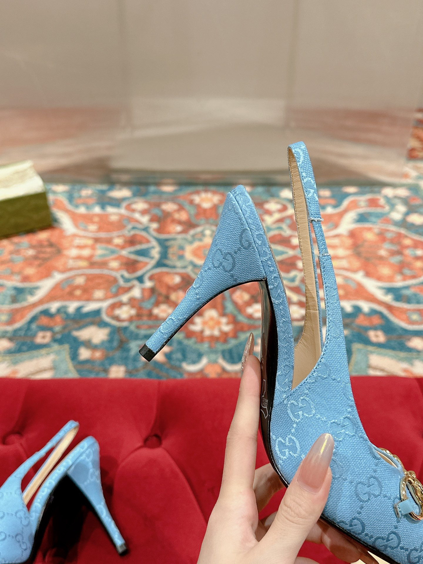 UA Gvc*1 HORSEBIT SLINGBACK PUMP HIGH HEEL