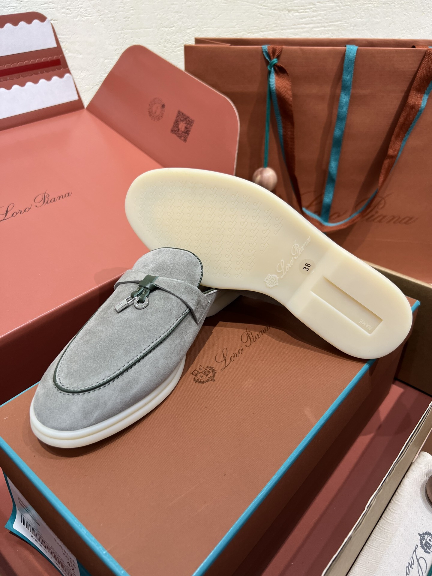UA L0r0 P1ana Babouche Charms Walk Loafers