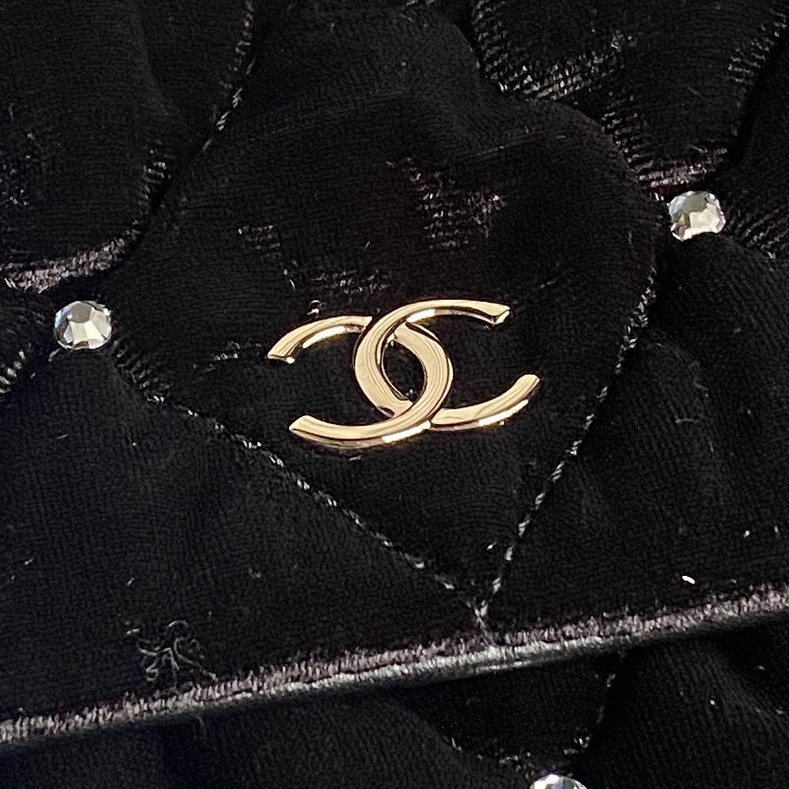 Ch**el Clutch with Chain 13×23×5cm