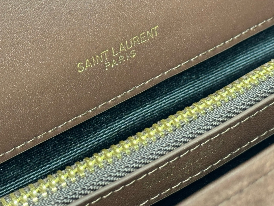 Y51 LOULOU QUILTED SUEDE 23x17x9cm