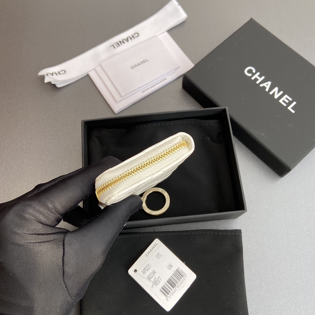 Ch**el Card holder 11.5×7.5×1.5cm