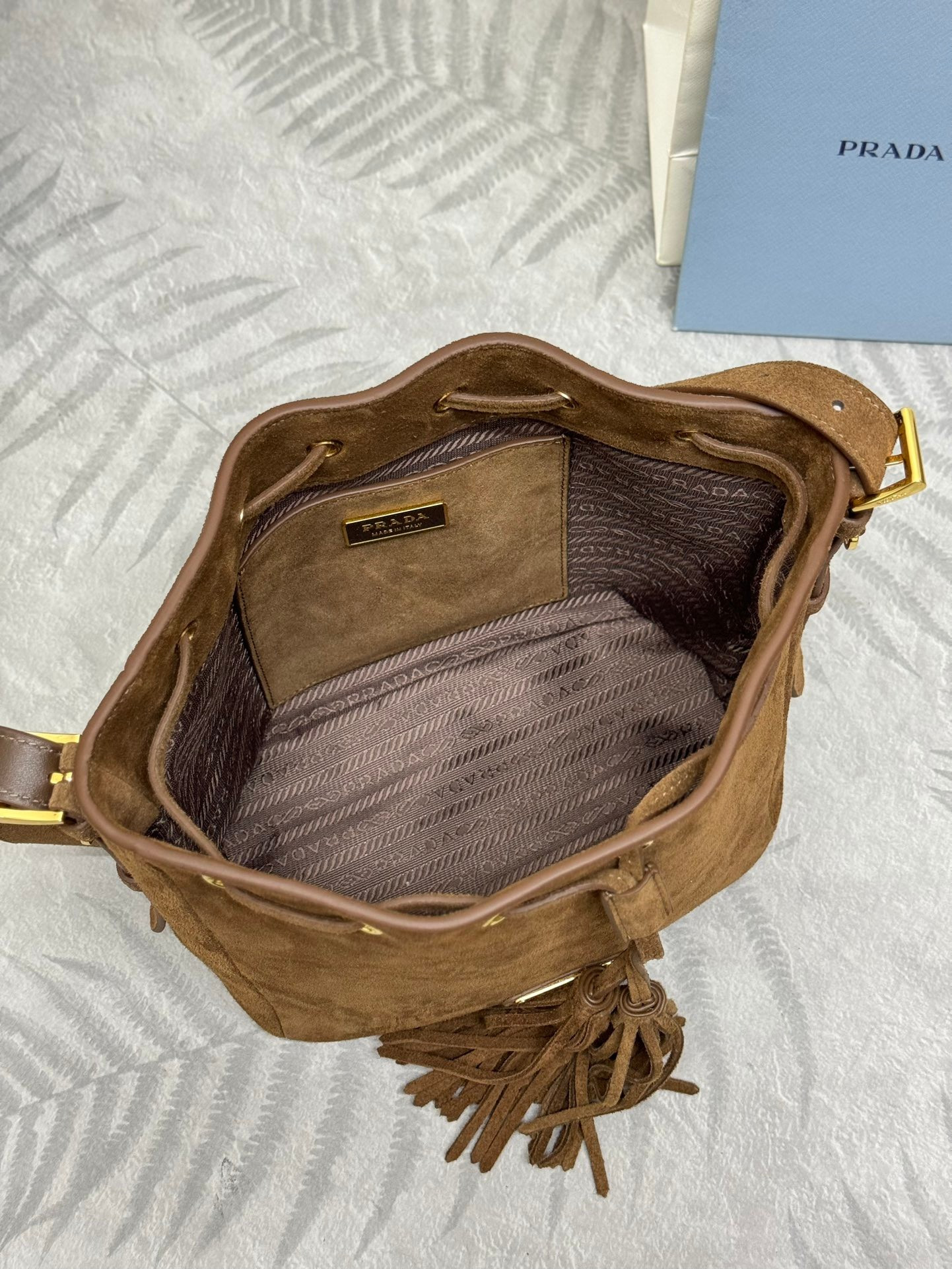 Pra*a mini-bucket bag 22x22x13cm