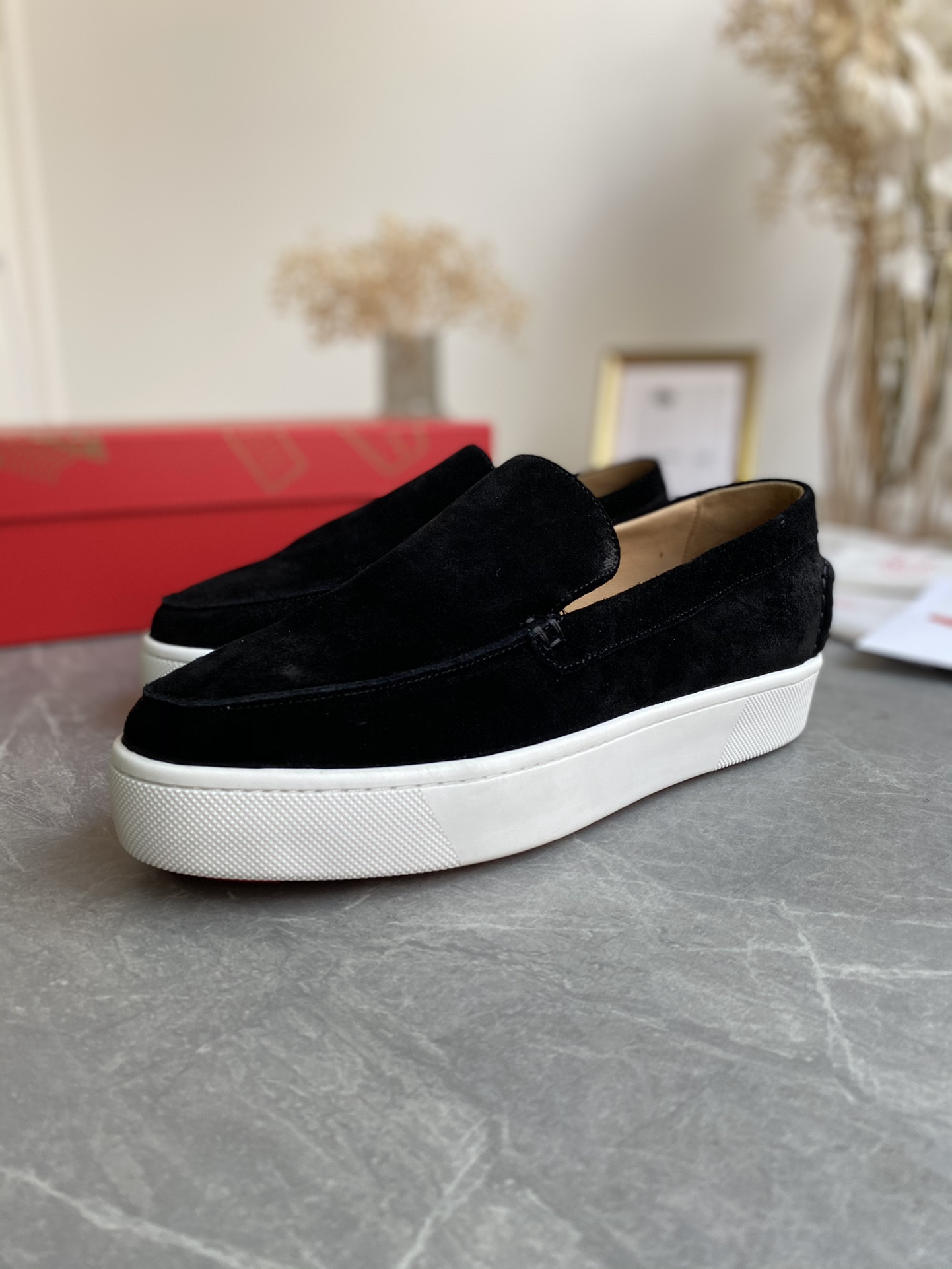 UA Chr1st1an Louboutin thick-soled loafers