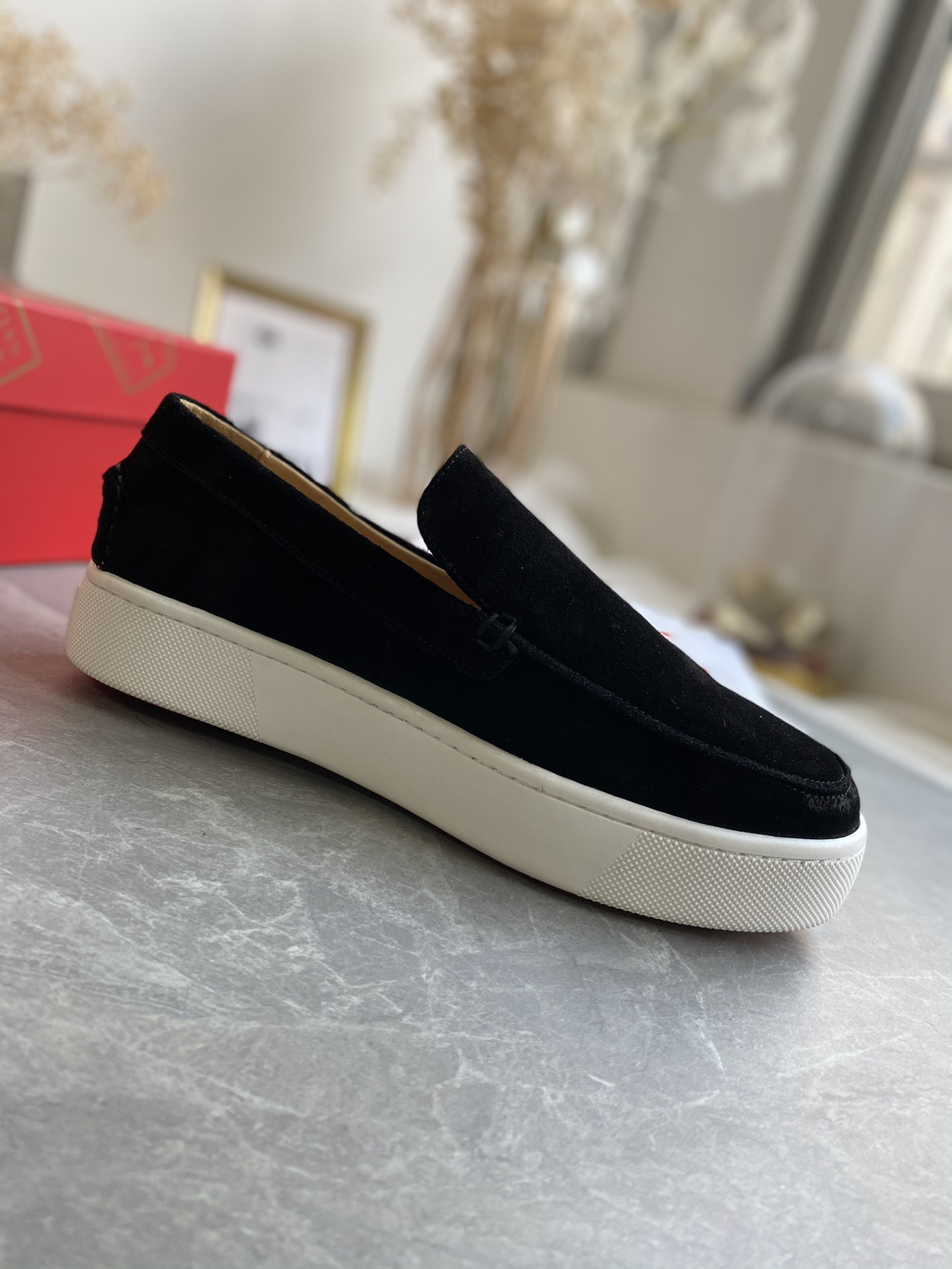 UA Chr1st1an Louboutin thick-soled loafers