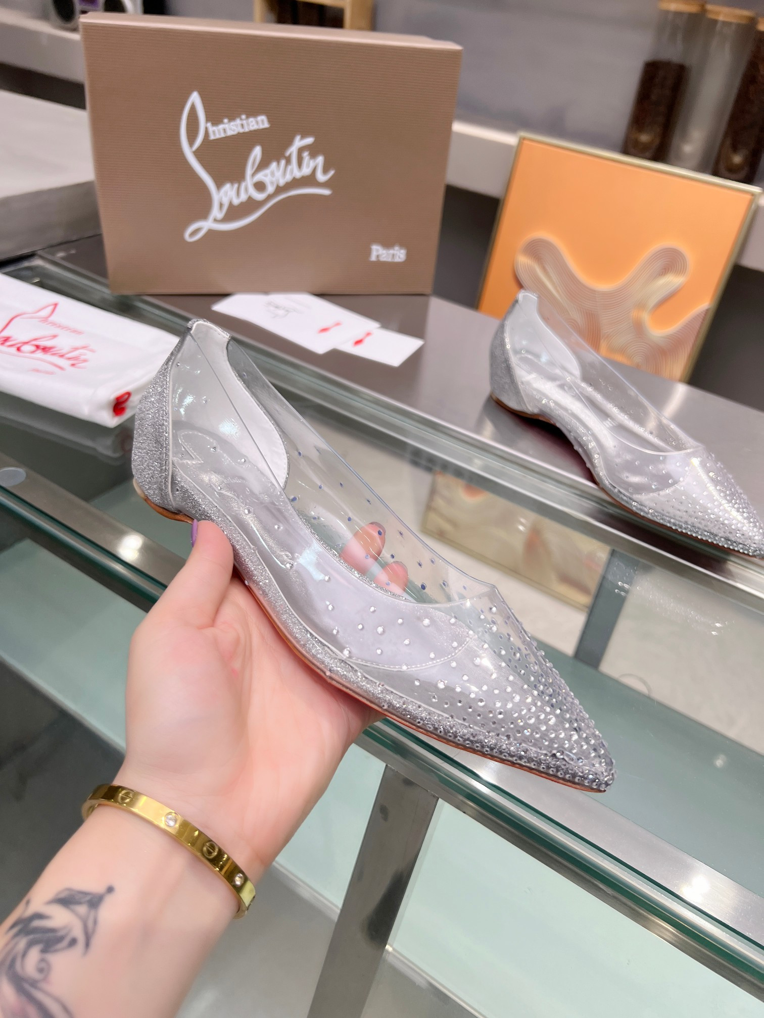 ua chr1st1an louboutin cl red-botT0m shoes