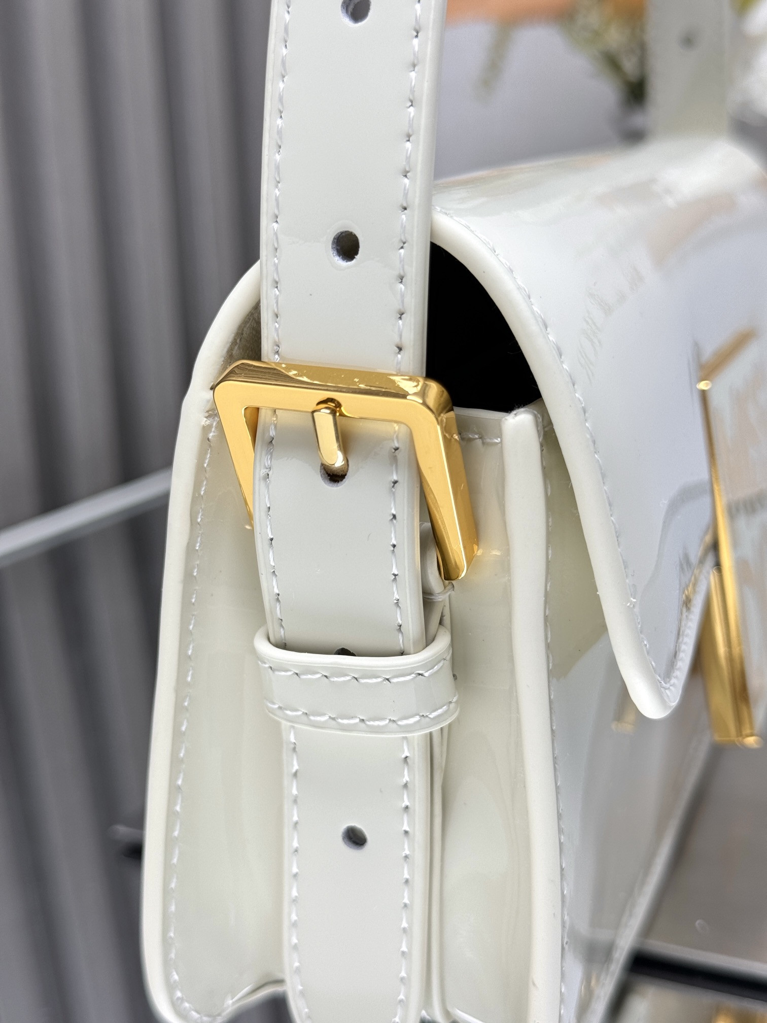 D10r Miss D10r flap bag 22 x 11 x 6 cm(Patent Calfskin)