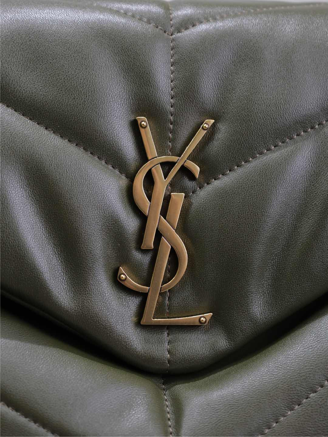 Y51 LOULOU PUFFER MEDIUM IN NAPPA LEATHER 35x23x13.5cm