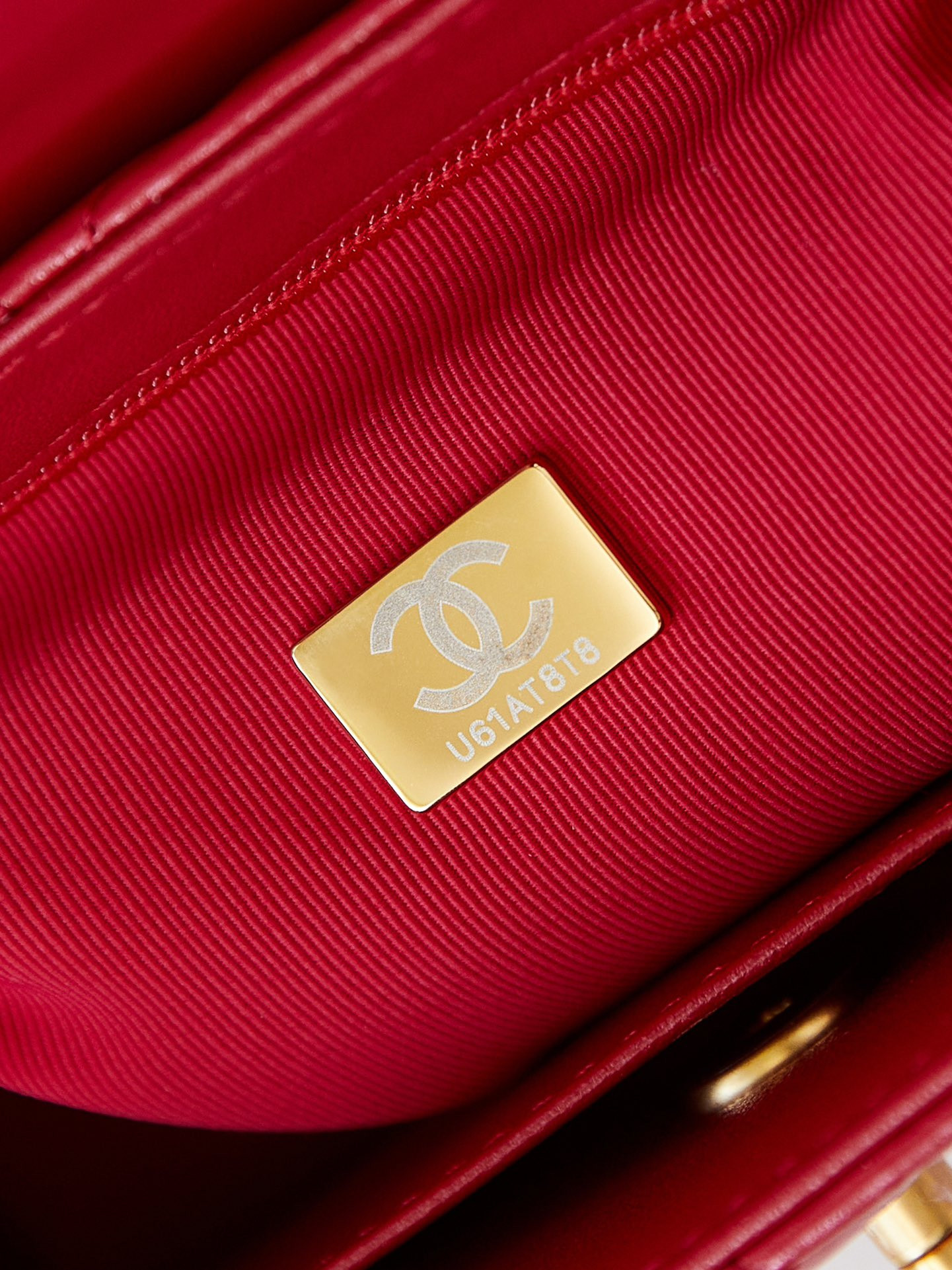 Ch**el 23K Kelly 19x13x7cm