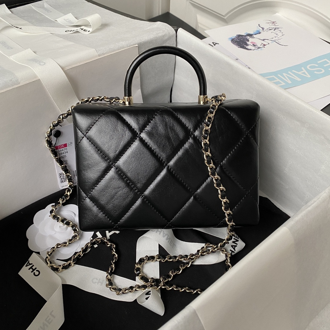 Ch**el 23K WALLET ON CHAIN Handbag 13.5×19×8cm