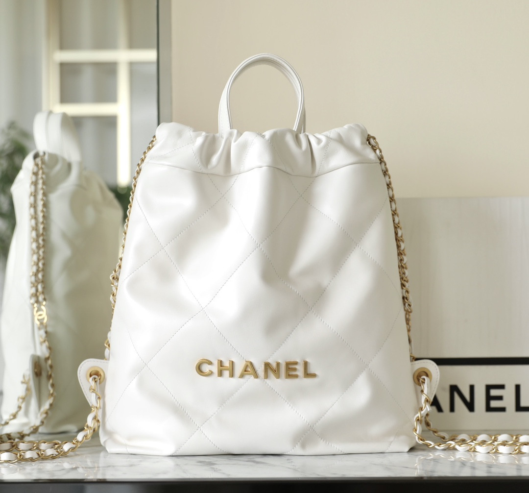 Ch**el 22 Handbag Calfskin 29x34x10.5cm