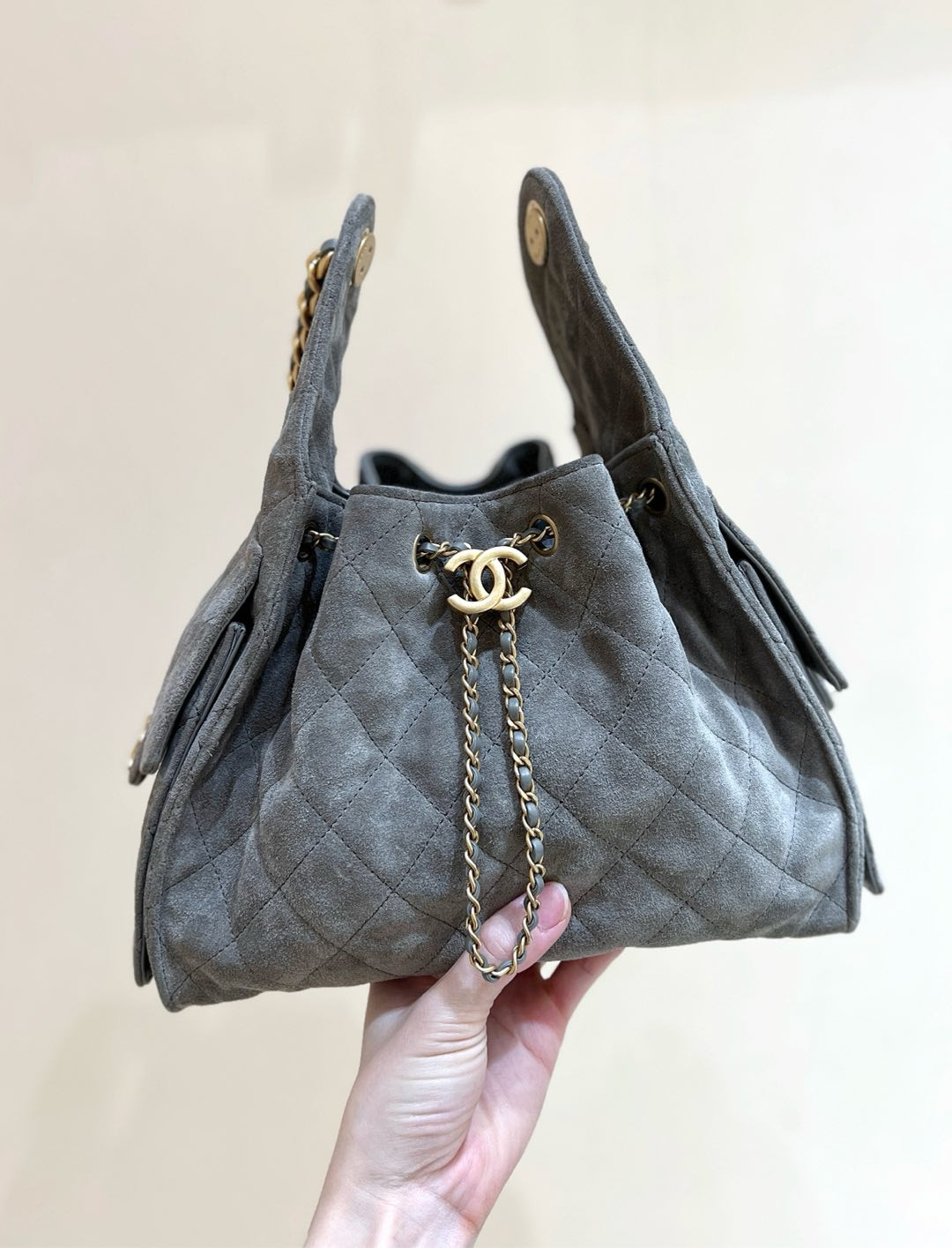 Ch**el 25C Bucket Bag 26x30x14cm