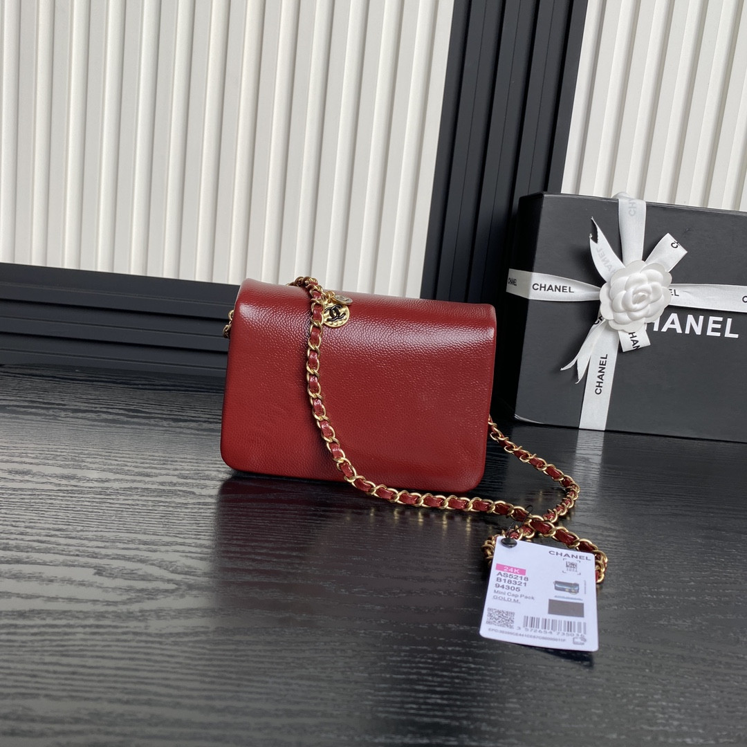 Ch**el MINI FLAP BAG 13×17.5×6cm