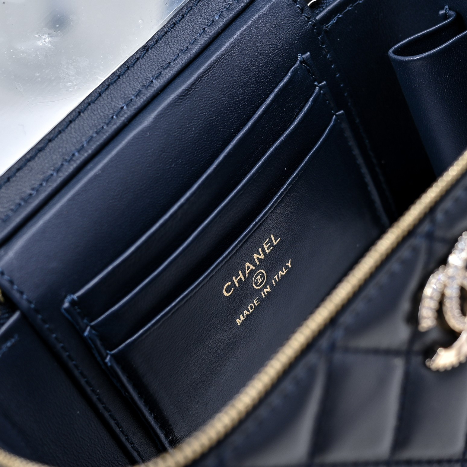 Ch**el Clutch With Chain 17cm